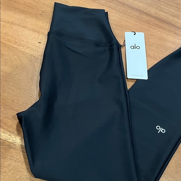 ALO high waist airlift Yoga Jet Black Leggings brand new - Picture 2 of 7